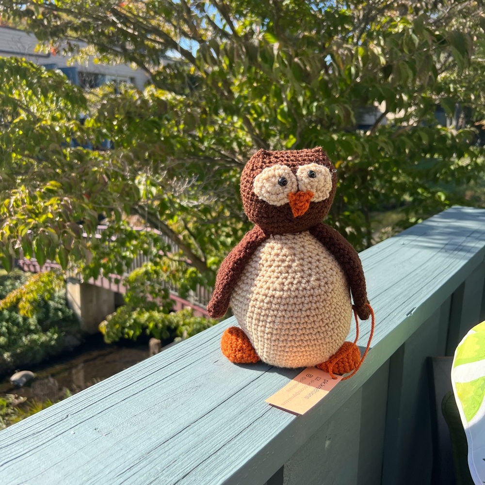 Handmade Crochet Stuffed Owl